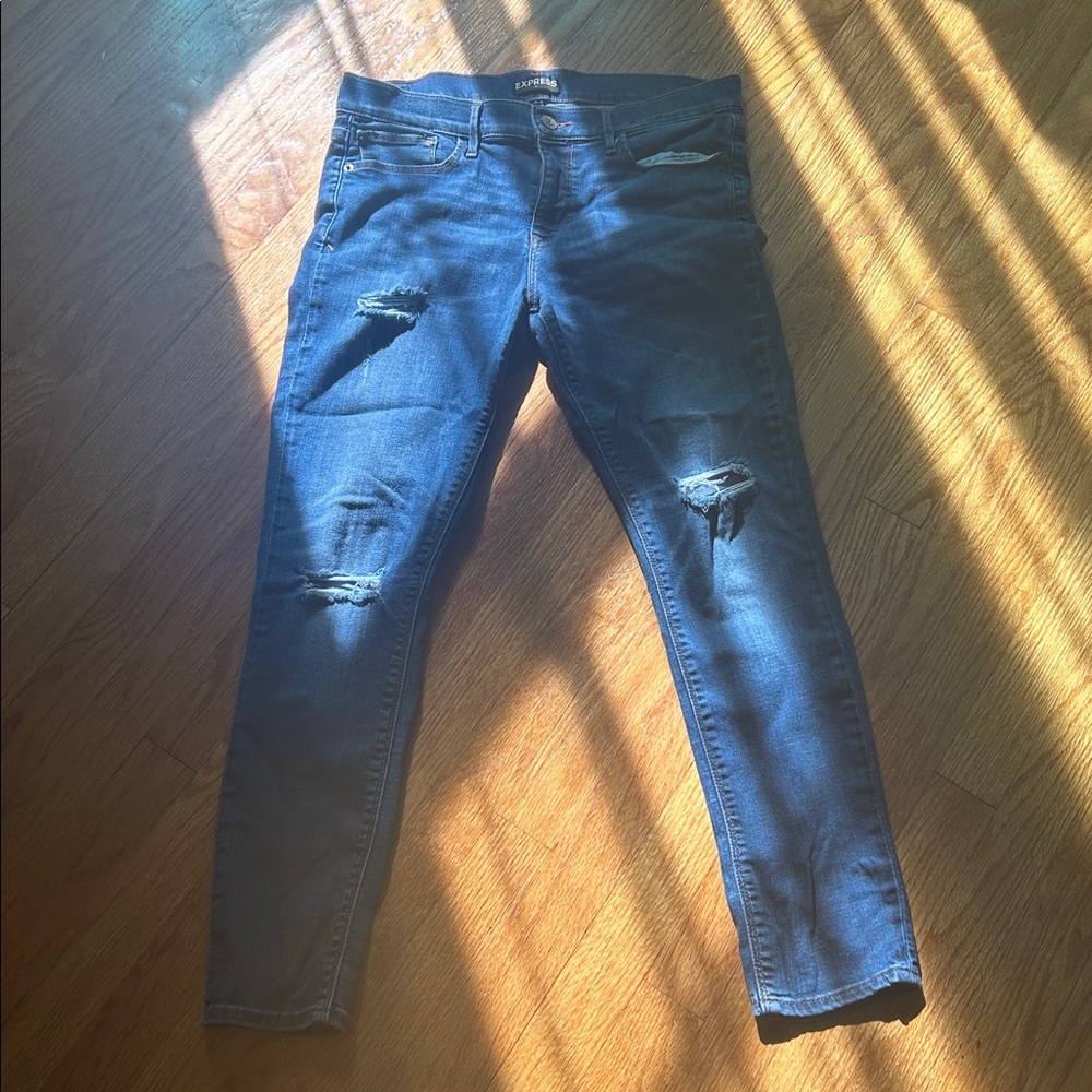 Express Ripped Denim Jeans